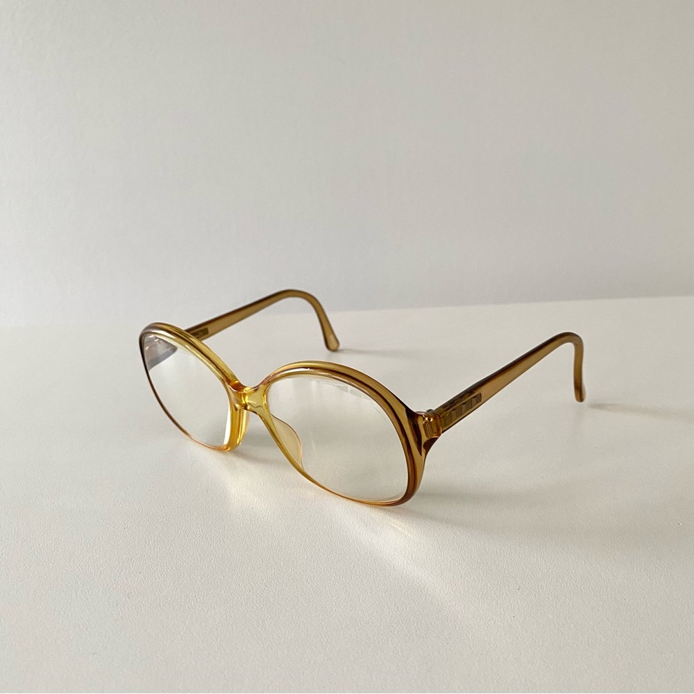 Vintage Zeiss West Germany Acetate Oversized Eyeglasses *FRAMES ONLY* - Picture 4 of 16
